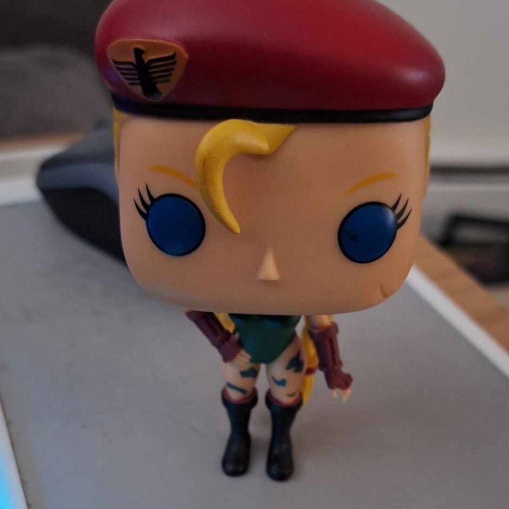 Cammy Street Fighter Pop Funko Out of Box